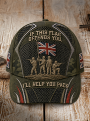 Unisex  IF THIS FLAG OFFENDS YOU I'LL HELP YOU PACK Hat