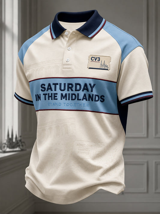 Men's Coventry Football Lover Printed Casual Tops