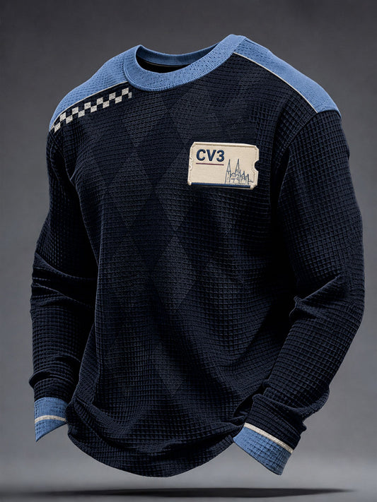 Men's Coventry Football Lover Printed Waffle Sweatshirt
