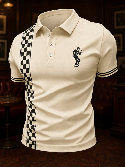 Men's Ska Revival Style Printed Shirt