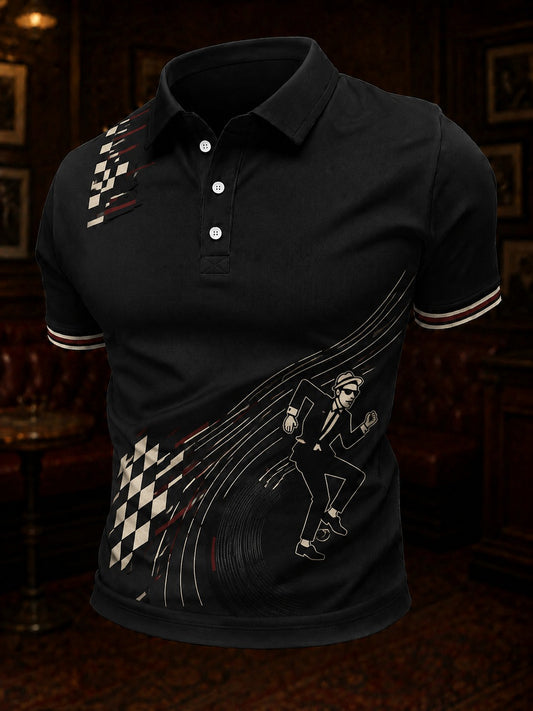 Men's Ska Revival Style Printed Shirt