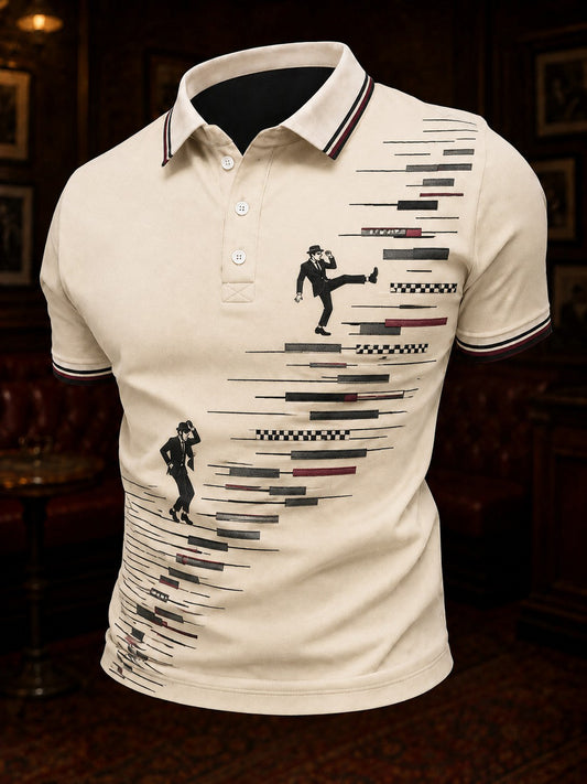 Men's Ska Revival Style Printed Shirt