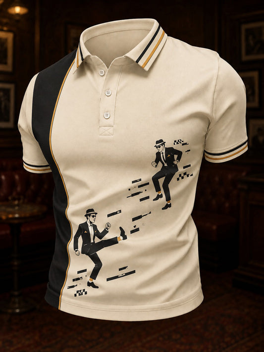 Men's Ska Revival Style Printed Shirt