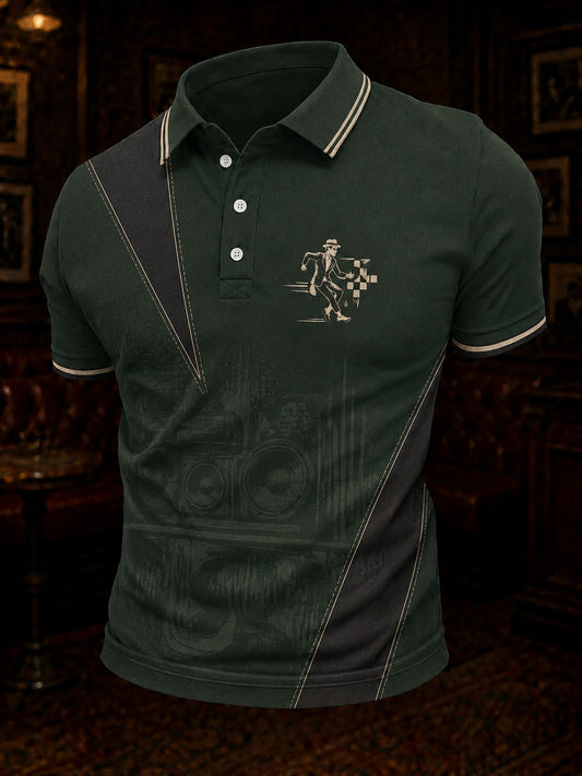 Men's Ska Revival Style Printed Shirt