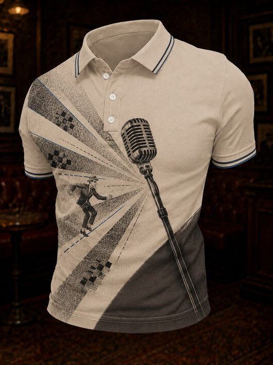 Men's Ska Revival Style Printed Shirt
