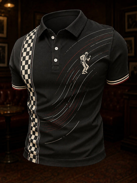 Men's Ska Revival Style Printed Shirt