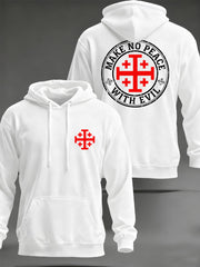 Men's Make No Peace With Evil Graphic Hoodie
