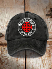 Unisex Make No Peace With Evil  Hat