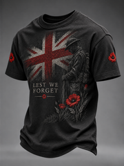 Men's Remembrance Day Short Sleeves T-shirt