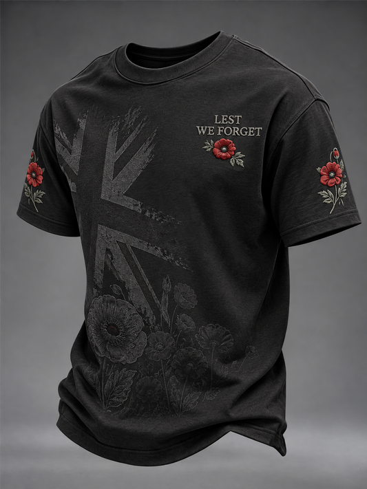 Men's Remembrance Day Short Sleeves T-shirt