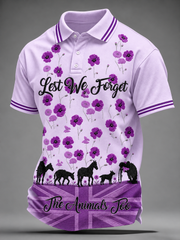 Men's Remembering The Animals Of War Shirt