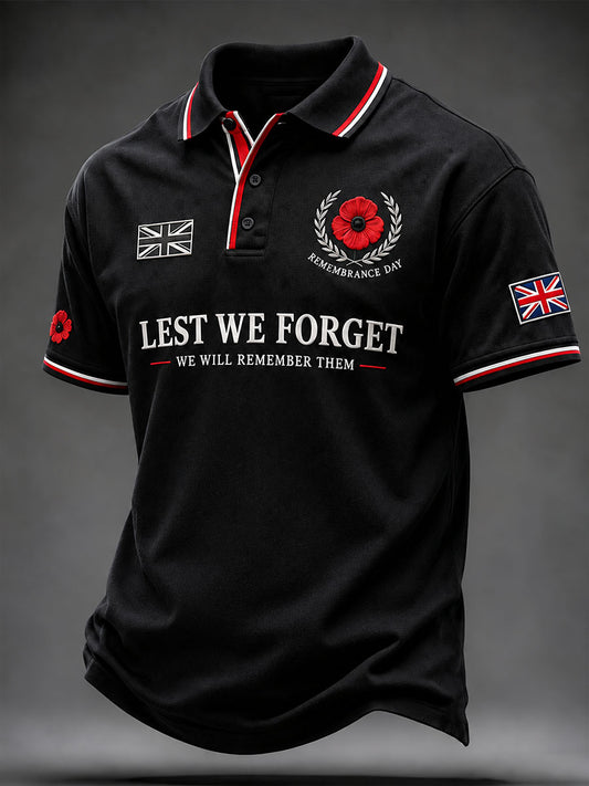Men's Lest We Forget Print Shirt