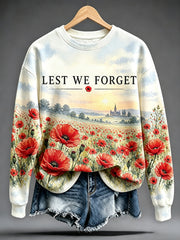 Women's Remembrance Day Print Sweatshirt