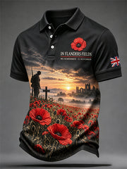 Men's Remembrance Day Print Shirt