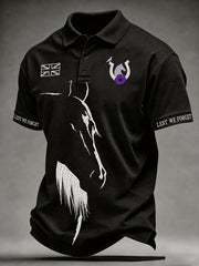 Men's Lest We Forget The Warhorse Print Shirt