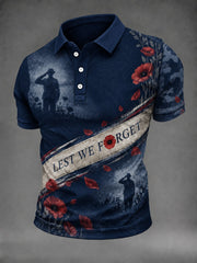 Men's Lest We Forget Printed Shirt