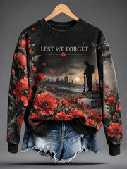 Women's Remembrance Day Print Sweatshirt