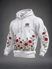 Men's Lest We Forget Printed Hoodie