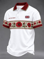 Men's Lest We Forget Printed Shirt