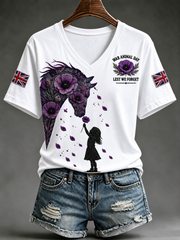 Women's Remembering The Animals Of War Short-sleeved T-shirt