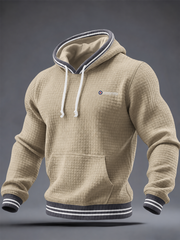 Men's Mods Culture UK Music Lover Printed Checkered Cotton Hoodie