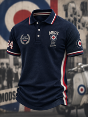 Men's Mods Culture UK Music Lover Printed polo shirt